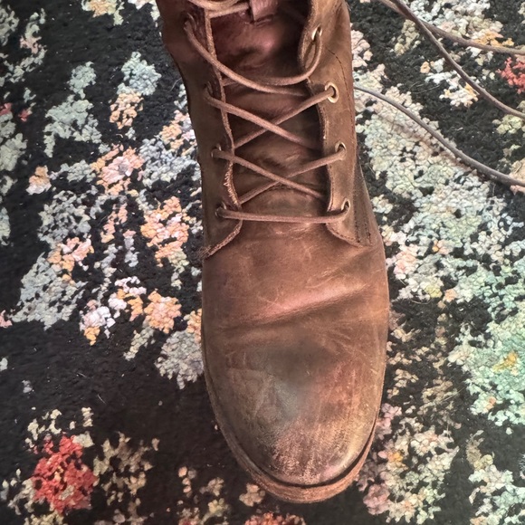 Frye Melissa Tall Classic Brown Leather Lace Up Knee High Equestrian Riding boot - Picture 4 of 11